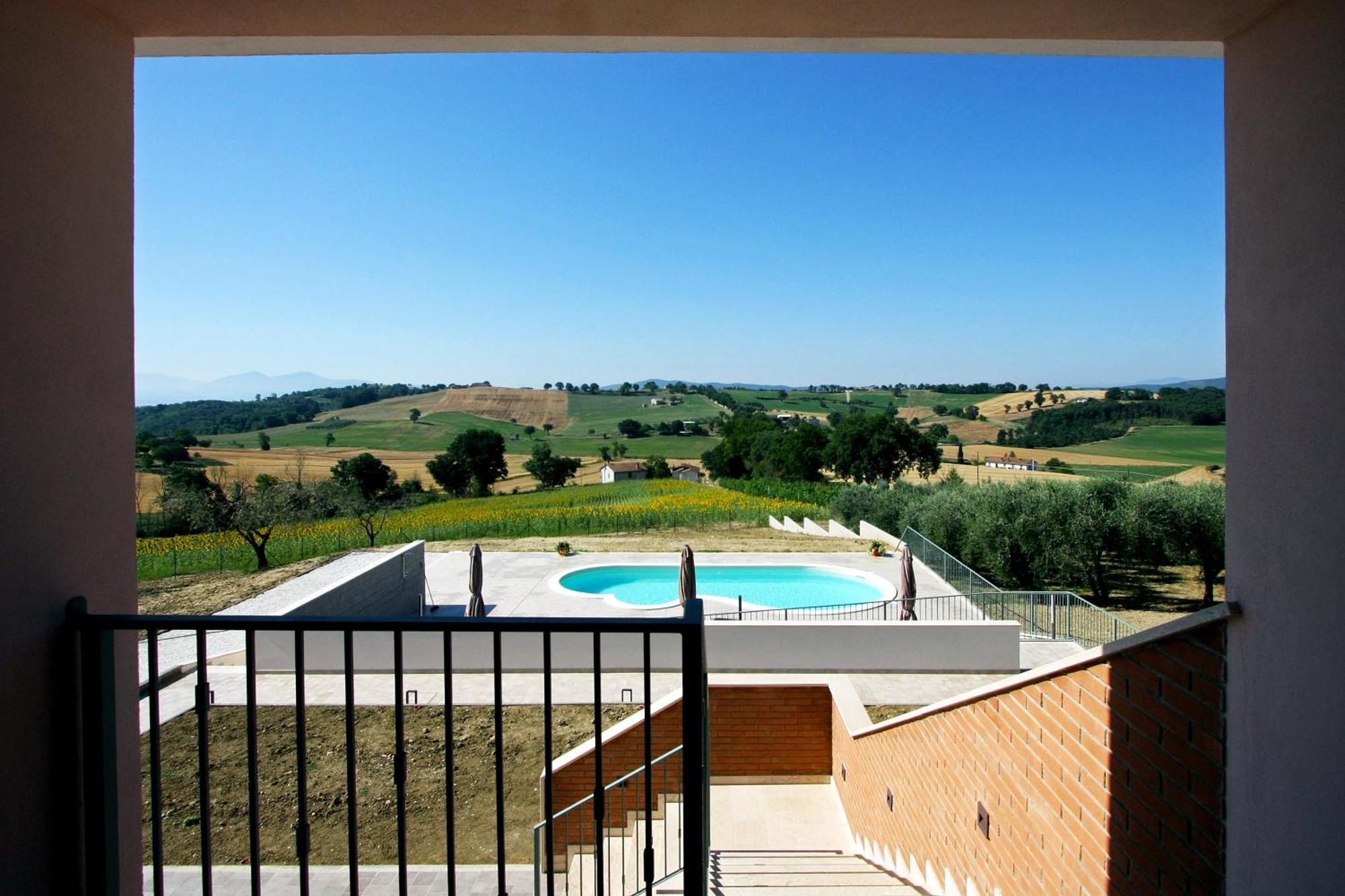 Willa La Collina Del Girasole Montecastrilli Zewnętrze zdjęcie